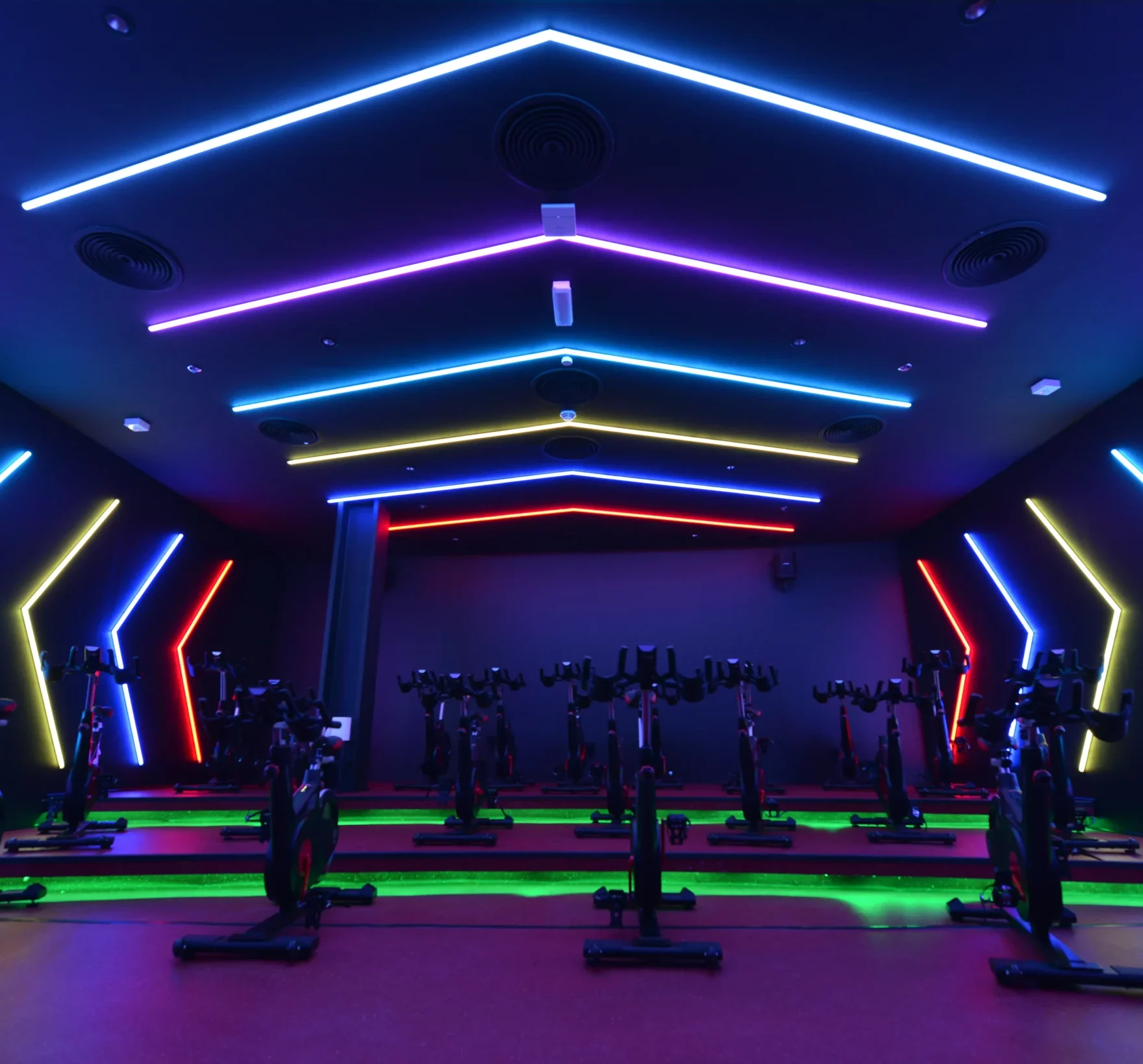 FITNESS FIRST - gym lighting project - lighting design solutions - ambience lighting